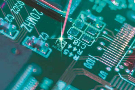 pcb电子线路板在使用激光打标机刻二维码